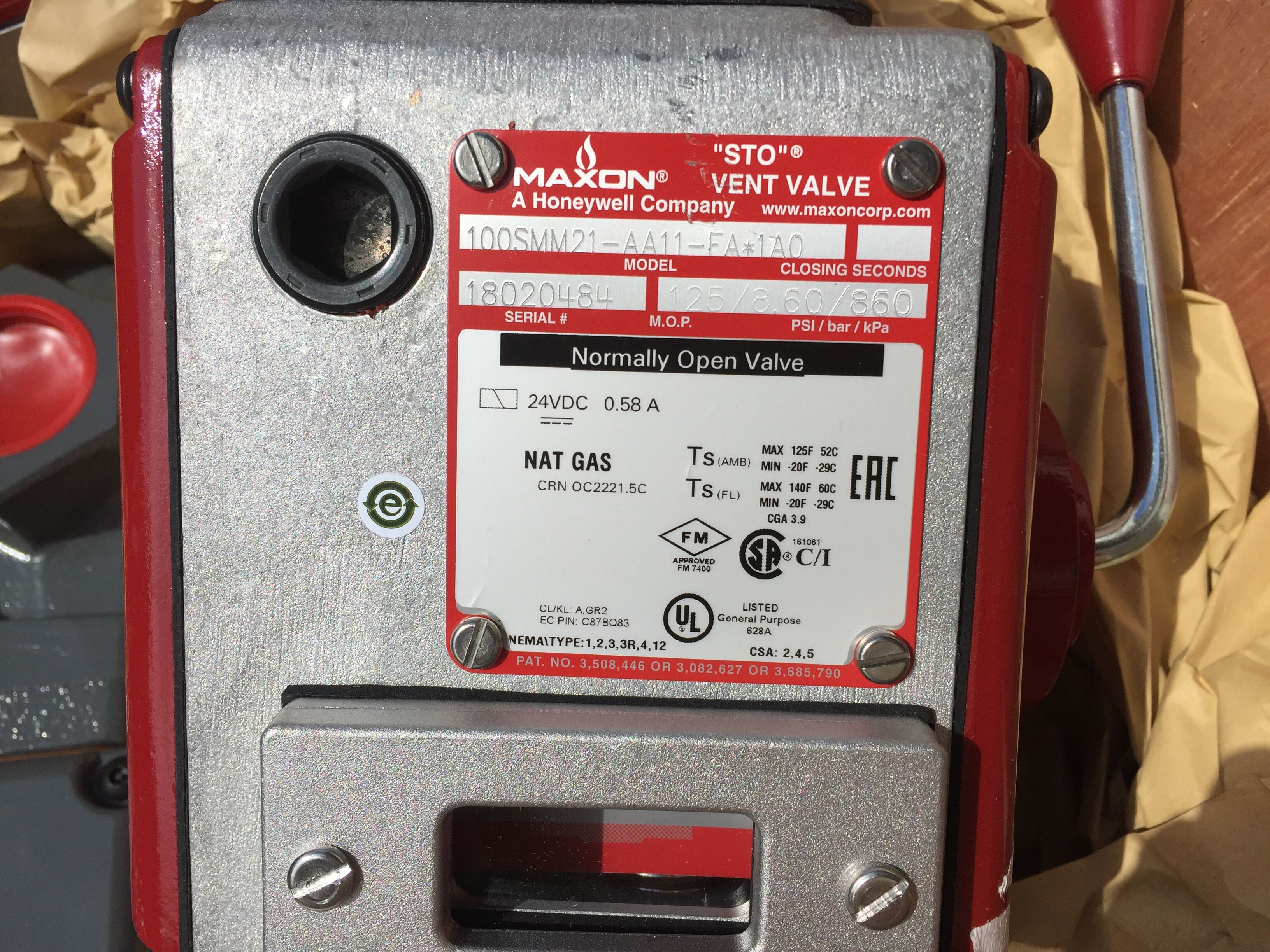 MAXON麦克森00758700A1D0BB611A阀门