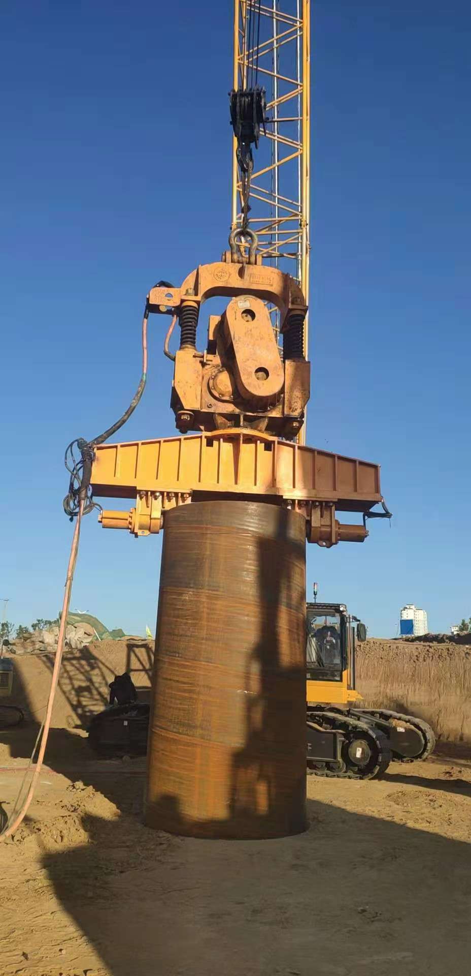 湖北省君环机械DZJ-135振动锤出租出售