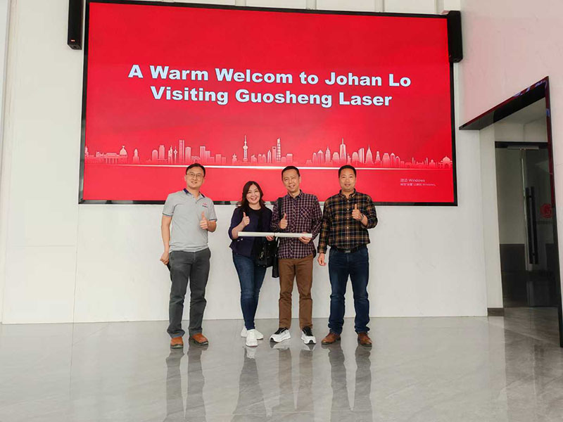 Johan Lo总监一行莅临西安国盛激光参观交流