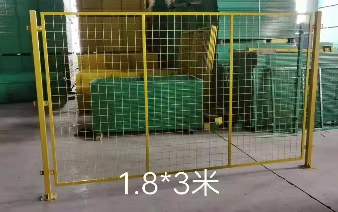 工厂车间设备隔离防护围栏网现货供应浸塑车间隔离网