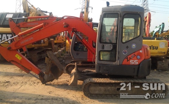日立进口ZX55二手挖掘机出售免费送货上门日立进口ZX55二手挖掘机