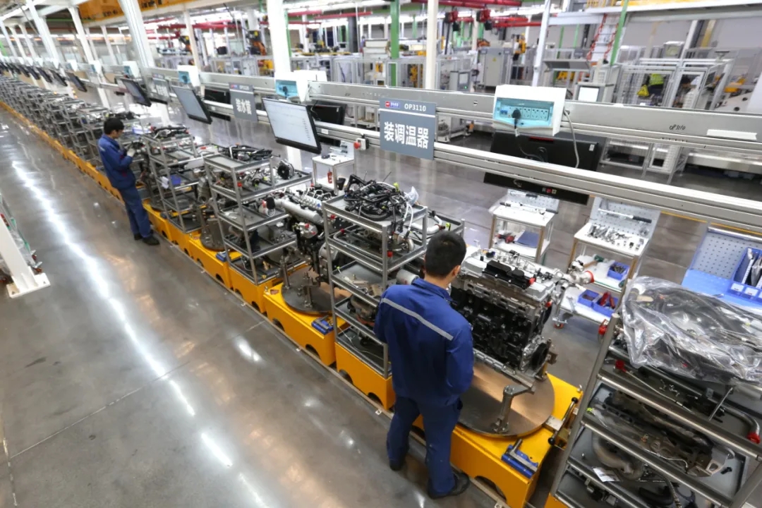 罗罗发动机中国生产线图片