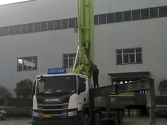 信阳建国机械中联56米泵车维护保养
