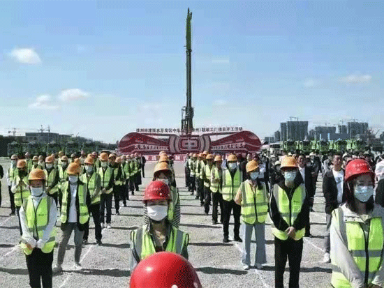 中联重科旋挖钻机助力中车（徐州）50亿元投资超级工厂建设