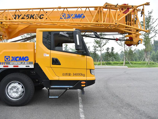 徐工新產品QY25K5C_2吊車來了，除了44米的主臂，還有三大升級！