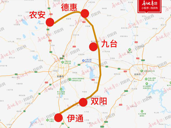 长春经济圈环线高速公路农安至九台段双阳至伊通段项目即将启动