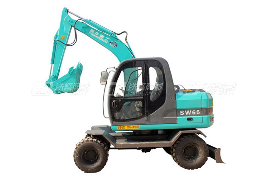 鲁牛重工轮式挖掘机SW65产品特点介绍