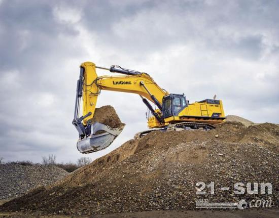 廣西柳工大型挖掘機在海外上市