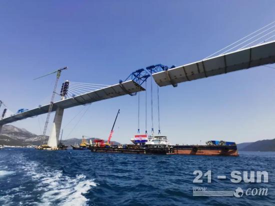 三一起重机 | 筑梦海外，克罗地亚佩列沙茨跨海大桥成功合龙！