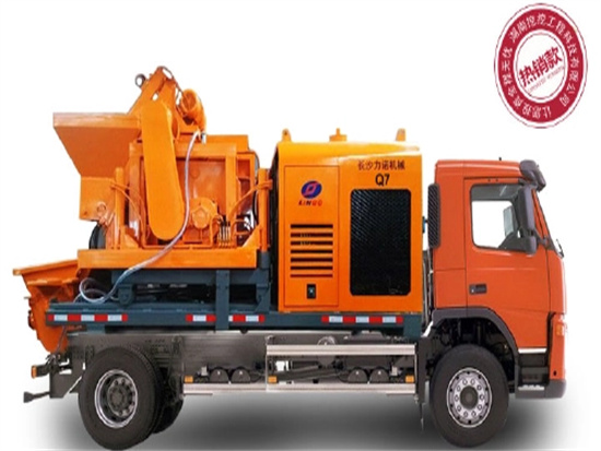 商品混凝土车载式输送泵的维护保养