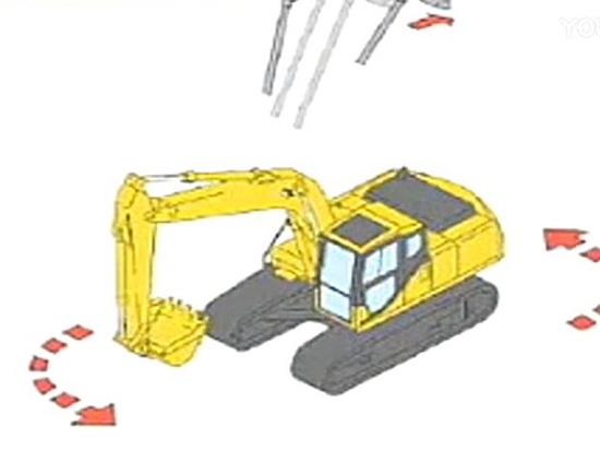 挖掘机操作教学 挖掘机表演视频