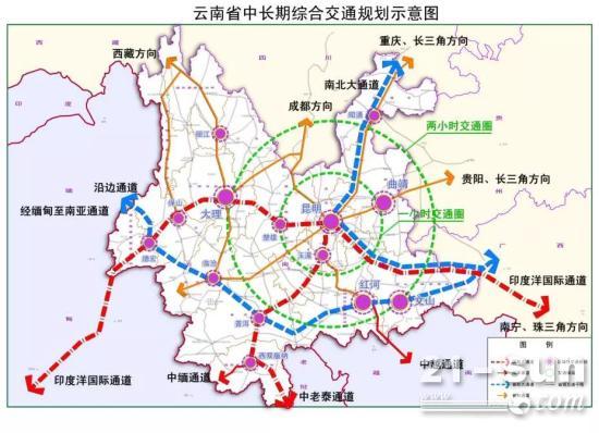 <em>云南</em>20条铁路动态：15条规划+5条在建！
