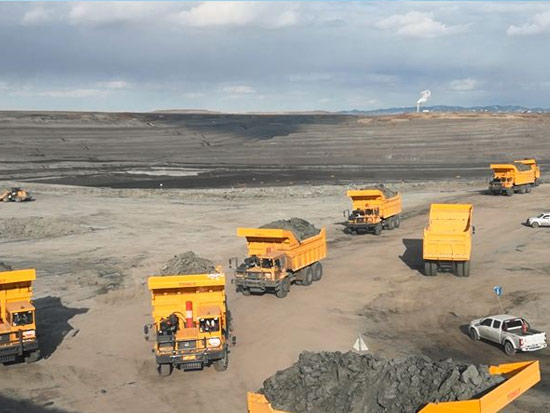 tl875应用于内蒙古白音华三号露天煤矿