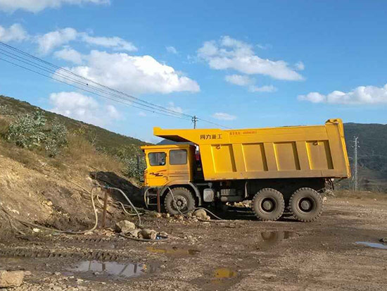 同力重工tl875云南先锋煤矿施工