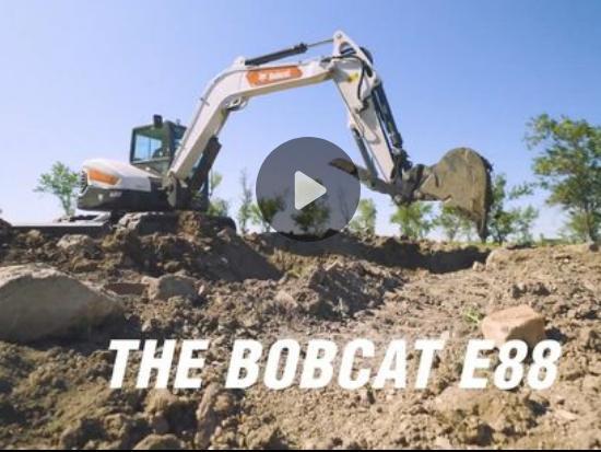 山猫E88微挖来了，微挖的品质完全不输于滑移装载机，值得拥有！