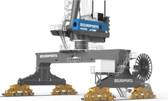 Liebherr LPS 420 E港口移动起重机交付德国Euroports