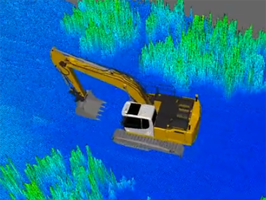 原来无人驾驶挖掘机工作起来是这个样子