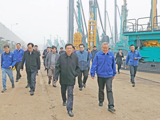 湖南省副省长陈飞调研山河智能