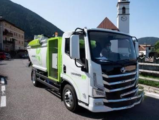 亮相意大利绿色环保展 上汽轻卡EH500纯电动环卫车通过欧盟道路认证