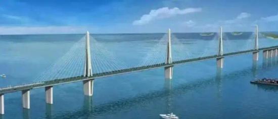 世界首座公铁同层多塔斜拉桥——珠海金海大桥有望今年6月合龙