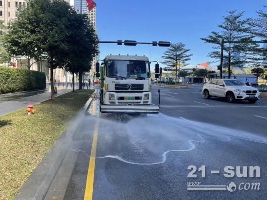 虎虎生威迎新春丨盈峰环境环卫作业扮靓城市佳节新容颜(图2)