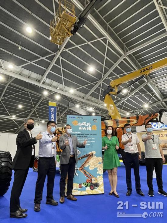 国潮大秀！徐工灵云K系列高空作业平台闪耀BULDTECH AISA 2022(图5)