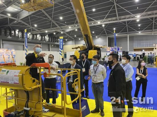 国潮大秀！徐工灵云K系列高空作业平台闪耀BULDTECH AISA 2022(图7)