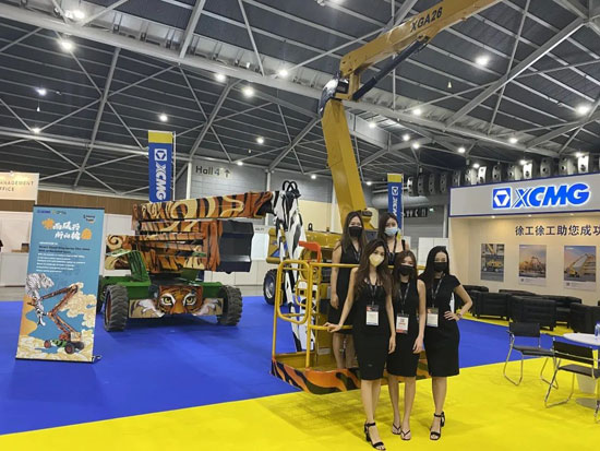国潮大秀！徐工灵云K系列高空作业平台闪耀BULDTECH AISA 2022