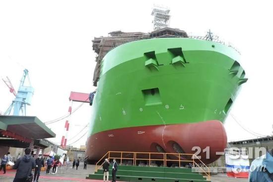 4000吨！台湾地区首艘海上风电大型浮吊船下水