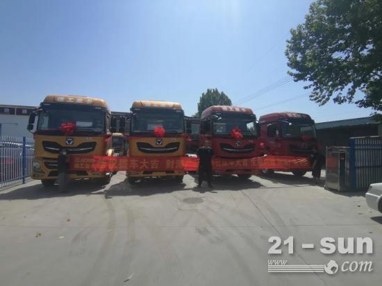 喜报！漢風P5牵引车批量交付河北市场！(图3)