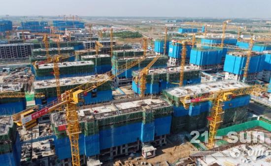 徐工塔機助力雄安新區市場化項目跑出加速度(圖1)