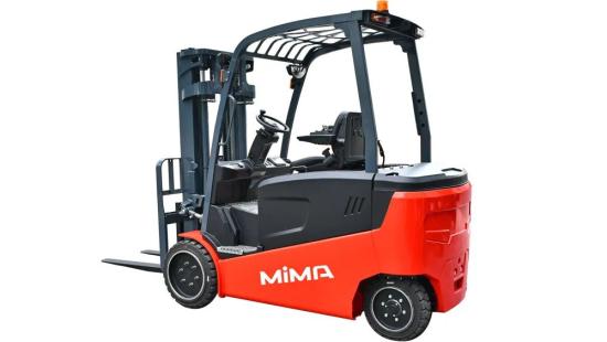 MiMA全球首发，创新双电转向3.5吨四轮平衡重AGV本体！