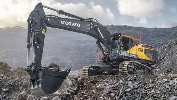 沃爾沃EC550挖掘機樹立新的標準