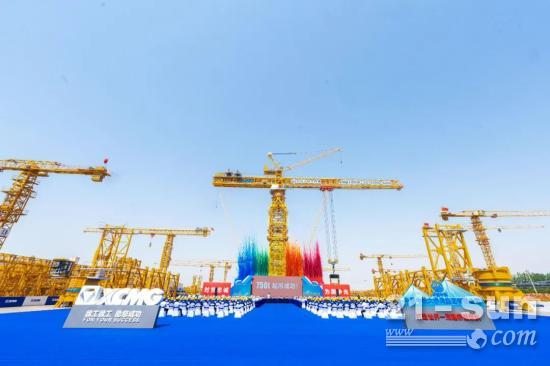 徐州市委常委、经开区党工委书记张克调研徐工塔机(图3)
