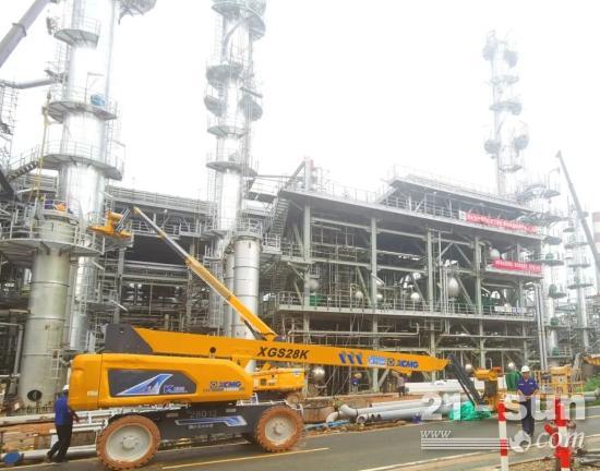 徐工高空作业平台助力世界级绿色石化产业基地建设(图11)