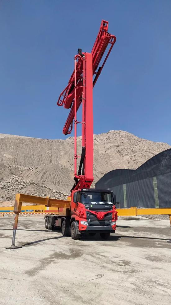 内蒙首台三一微混62米s系列泵车交付!-导航网