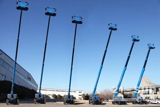 北方交通28米直臂式高空作业平台KFM-S28批量交付