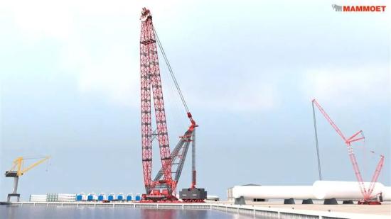 “世界最大”电动起重机——<em>Mammoet</em> 6000吨环轨吊首批部件制造完成