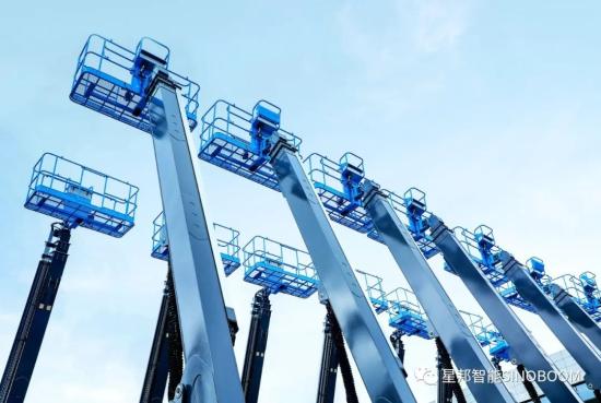星邦智能高米段臂车助建上海新地标建设