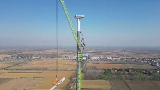 中联重科LW2800-200NA助力我国首个180米超高混塔批量化项目建设