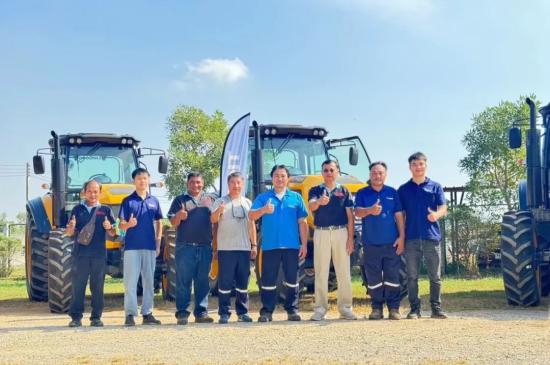 柳工拖拉机批量交付泰国客户