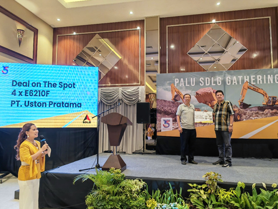 山东临工路演活动在印尼苏拉威西成功举办