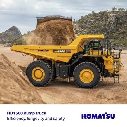 小松HD1500矿用自卸卡车-高效、耐久、安全