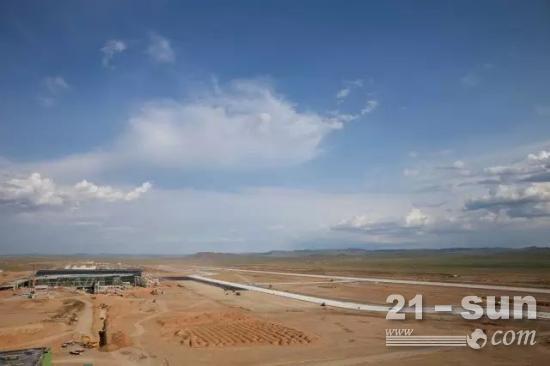维特根双层混凝土摊铺技术直面恶劣天气 为蒙古国乌兰巴托机场建设跑道