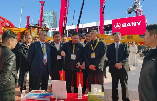 徐念沙会长到上海工程机械展（bauma CHINA 2024）参观调研