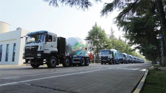驭风而行，中集车辆15台新能源搅拌车驶入湖北，绘就荆楚生态长卷