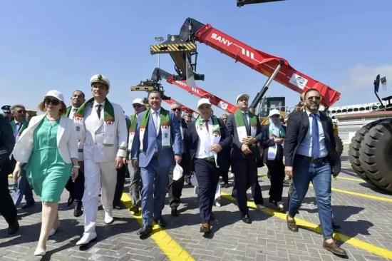 交通部长见证，三一批量交付！