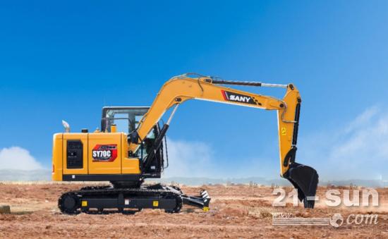 低油耗、高耐用、强舒适，三一SY70C挖掘机懂你的每个需求！