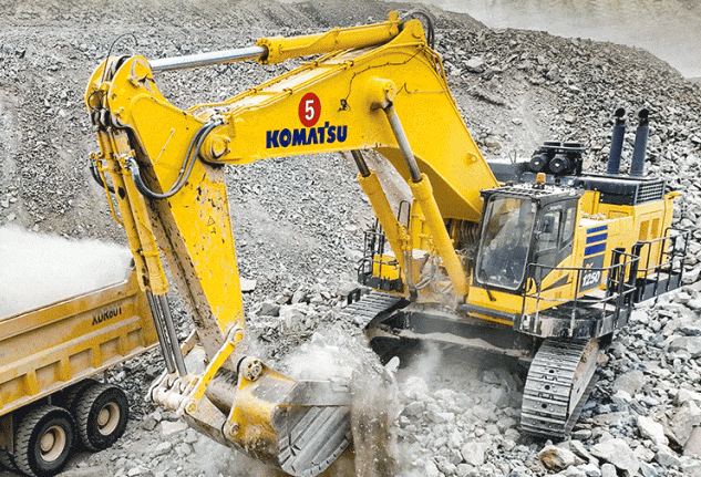 百吨实力 采矿主力丨小松PC1250-11R硬核工况探秘