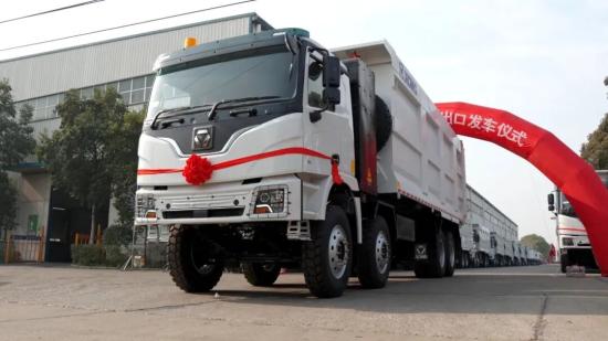 开门红 | 百台徐工纯电动自卸车破浪出海！